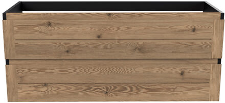 Arcqua Onderkast Arcqua Nature 120 cm Eiken Mat Zwart Arcqua