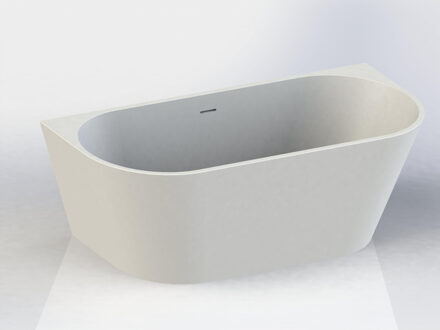 Arcqua Pinto Halfvrijstaand Bad - 170x73cm - mat wit BAD114112 Wit mat