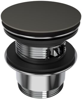 Arcqua Pop-up Waste Bad Arcqua 1 1/2 Met Overloop Mat Quartz Grijs