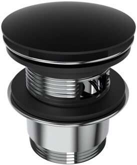 Arcqua Pop Up Waste Bad Arcqua 1 1/2 Met Overloop Mat Zwart Arcqua