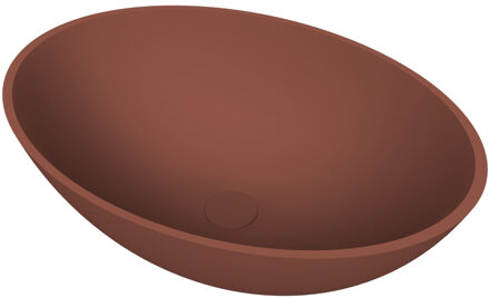 Arcqua Prince Opbouw Waskom Ovaal 49x34 Mat Terracotta