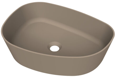 Arcqua Rocker Opbouw Waskom Organisch L 50x37 Mat Truffel