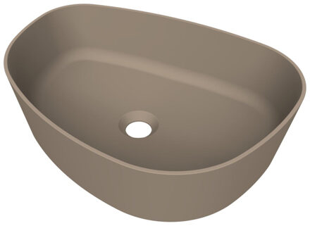 Arcqua Rocker Opbouw Waskom Organisch R 50x37 Mat Truffel