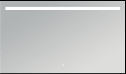 Arcqua Spiegel Arcqua Cube 120x70 Cm rechthoek front LED