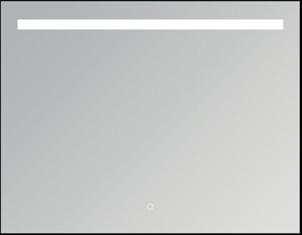 Arcqua Spiegel Arcqua Cube 90x70 Cm Rechthoek Front LED