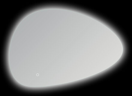 Arcqua Spiegel Arcqua Rocker 120x80 cm met Organisch Backlight LED-verlichting