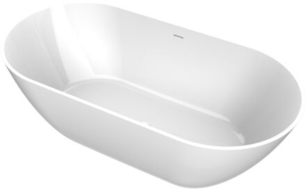 Arcqua Vrijstaand Ligbad Arcqua Cusco 165x85 Glans Wit