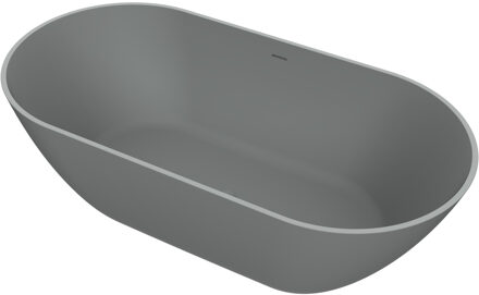 Arcqua Vrijstaand Ligbad Arcqua Cusco 175x85x55 cm Mat Grijs