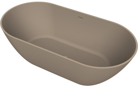 Arcqua Vrijstaand Ligbad Arcqua Cusco 175x85x55 cm Mat Truffel