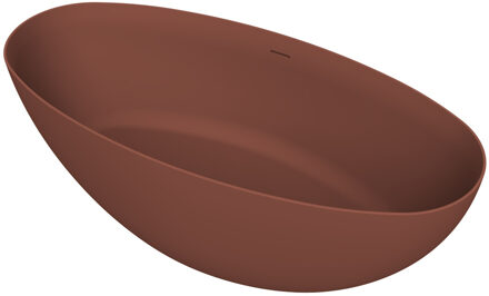 Arcqua Vrijstaand Ligbad Arcqua Ica 170x80 Mat Terracotta