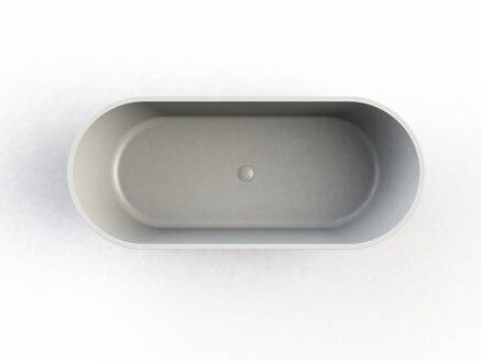 Arcqua Vrijstaand Ligbad Arcqua Pinto 160x70x57 cm Glans Wit