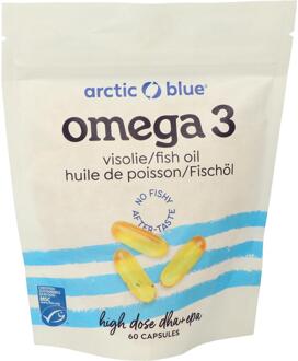 Arctic Blue Omega 3 - Pure Alaska MSC Visolie Capsules - 60 Capsules - MSC - EPA & DHA