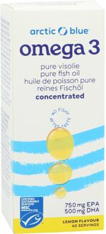 Arctic Blue Omega 3 Pure Visolie EPA/DHA citroen