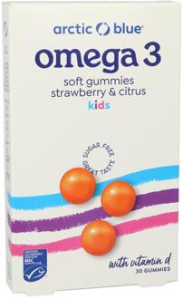 Arctic Blue Omega 3 Soft Gummies Strawberry & Citrus Kids