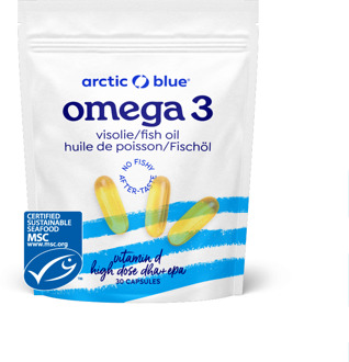 Arctic Blue Pure Noorse visolie DHA/EPA en vitamine D - 30 capsules