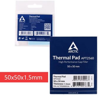Arctic Odyssey Warmteafvoer Siliconen Pad Cpu/Gpu Kaart Waterkoeling Thermische Mat 145Mm * 145Mm Thermisch geleidende Lijm 50x50x1.5mm