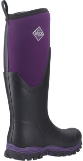 Arctic Sport II Lange Rubber Dames Zwart/Acai Winter Kniehoge Boots - EU 37 / UK 4