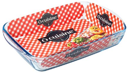 Arcuisine O.cuisine Ovenschaal Neutraal 39 X 24 X 6 Cm 3.6 L - Transparant 1 Stuk(s)