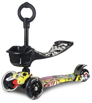 Ardea Kids Scooter 1-17 Leeftijden Opvouwbare Aluminium Skateboard Knipperende Wiel Kickboard Verstelbare Jongen Meisje Kind Scooter MC-3H1-02