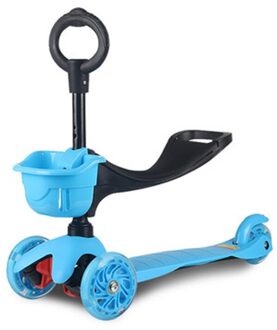 Ardea Kids Scooter 1-7 Leeftijden Opvouwbare Aluminium Skateboard Knipperende Wiel Verstelbare Jongen Meisje Kind Scooter 7-3H1-02