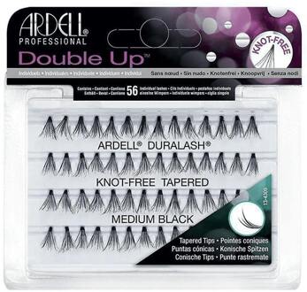 Ardell Kunstwimpers Ardell Double Up Individual False Lashes Knot-Free Medium Black 56 st