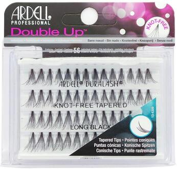 Ardell Kunstwimpers Ardell Double Up Knot Free Tapered Long Black 56 st