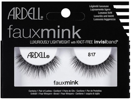 Ardell Kunstwimpers Ardell Faux Mink False Eyelashes Black 817 1 paar