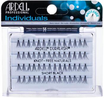 Ardell Kunstwimpers Ardell Individual False Lashes Short Knot-Free Flare Black 56 st