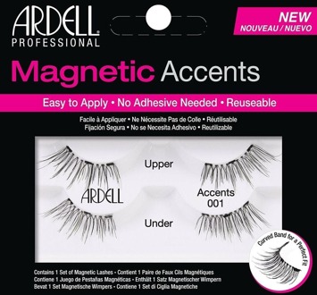 Ardell Magnetic Accents Accents 001 - False Eyelashes Black