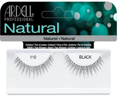 Ardell Natural Lashes 110 - Black - Nepwimpers - Zwart