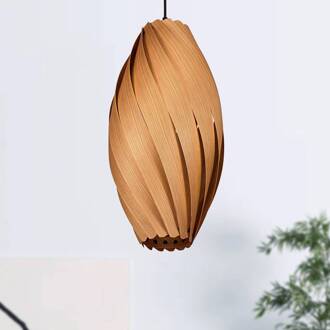Ardere hanglamp kersen, hoogte 50 cm licht hout