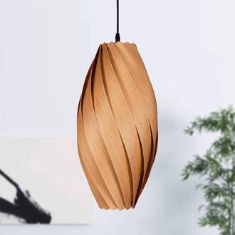 Ardere hanglamp kersen, hoogte 50 cm licht hout