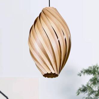 Ardere hanglamp, olijf, hoogte 45 cm licht hout