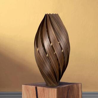 Ardere tafellamp, notenhout, hoogte 60 cm walnoot