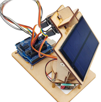 Arduino Intelligent Solar Tracking Equipment DIY STEM Programming Toys Parts