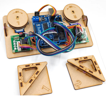 Arduino Wall Draw Painting Robot with Cable Plotter Polar Graph with Stepper Motor DIY Maker Parogram Project Kit STEM Toy Parts