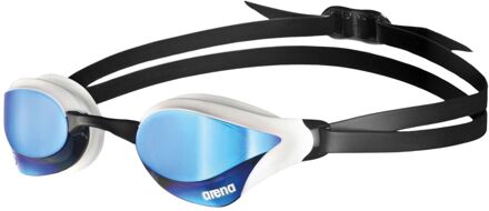 Arena Cobra Core Swipe Mirror Zwembril - Wit / Blauw | Maat: