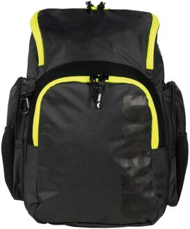 Arena Spiky III Rugtas 35 zwart - neon geel - 1-SIZE