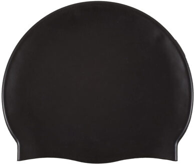 Arena Unisex Volwassen Klassieke Silicone Zwemcap (Zwart/Zilver)