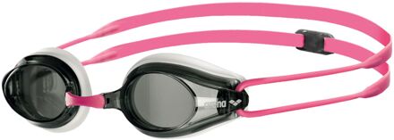 Arena ZwembrilKinderen en volwassenen - wit/zwart/roze