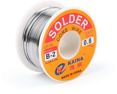 Areyourshop 0.8 Mm 100G 63/37 Tin Lood Rosin Core Soldeer Solderen Lassen Flux 2% Reel lassen