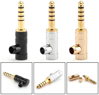 Areyourshop 5 Pole 4.4mm Right Angle Plug Audio Connector For SONY NW-WM1Z/A Headset