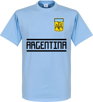 Argentinië Team T-Shirt - Licht Blauw
