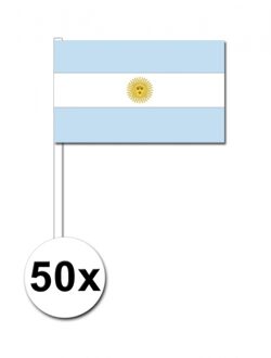 Argentinie zwaai vlaggetjes 50 stuks