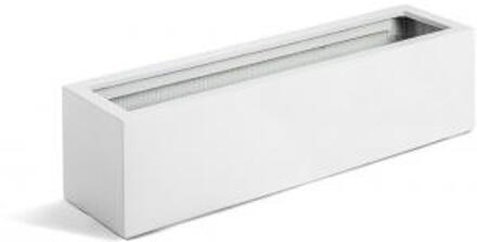 Argento plantenbak Balcony Box L glanzend wit