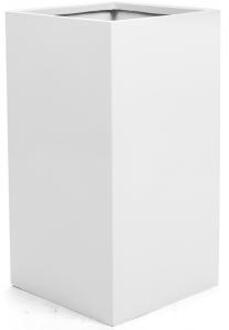 Argento plantenbak High Cube XL glanzend wit