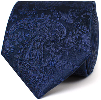 Argusto | silk tie | navy Print / Multi - One size