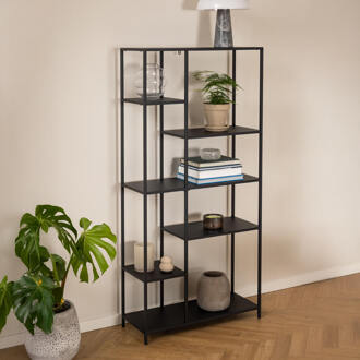 Aria Vakkenkast - H 165 cm Zwart