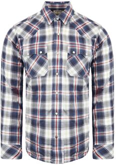 Ariat Anderson Heren Blauw/Rood Overhemd Veelkleurig - XS