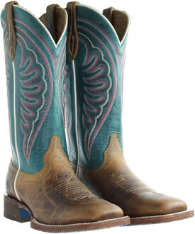 Ariat Circuit Shiloh Tabaco Dames Bruin/Blauw Laarzen Veelkleurig - EU 36.5 / UK 3.5